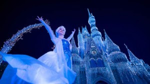 VIDEO: Watch The Replay of ‘A Frozen Holiday Wish’ Castle Lighting