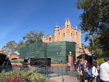 PHOTOS: Haunted Mansion Construction Exterior Continues
