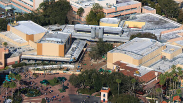 New Aerial Photos Show Construction Progress of Walt Disney Studios Courtyard at Disney’s Hollywood Studios