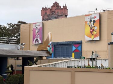 Temporary Structure Goes Up in Animation Courtyard at Disney’s Hollywood Studios