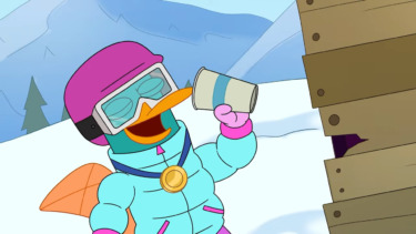 Agent P Goes “Under C” Once Again to Stop Winter Games-Wrecking Wolf in Latest Disney Channel Short