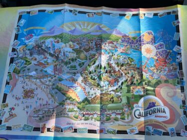 California Adventure Releases Special Park Map with Opening Day Attractions for 25th Anniversary