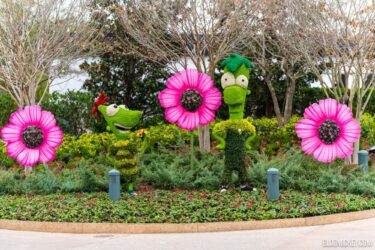 Character Topiaries for 2026 EPCOT Flower & Garden Festival
