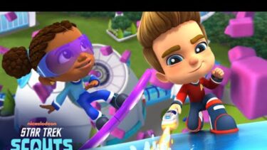 Star Trek: Scouts encounter a bubble gum asteroid!