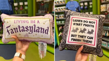 Fantasyland and Marie ‘Aristocats’ Throw Pillows at Walt Disney World