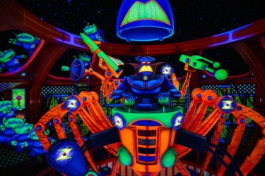 Disney Reveals Sneak Peek Photos from Inside Refurbished Buzz Lightyear’s Space Ranger Spin