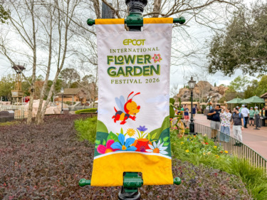 PHOTOS: 2026 EPCOT Flower & Garden Festival Banners Are Up!