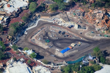 Aerial View of Current Development of Piston Peak National Park in Magic Kingdom