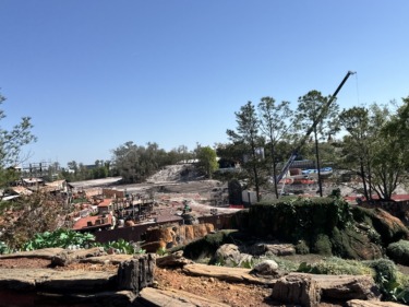 Photos: Frontierland Engulfed by Construction Walls as Work Continues on Big Thunder and Piston Peak