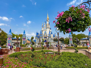 PHOTOS: Your Latest Look at Cinderella Castle’s New Paint in Disney World