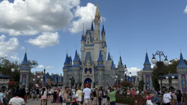 Cinderella Castle Repainting Almost Complete in the Magic Kingdom