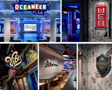 All of the Youth Spaces on the Disney Adventure