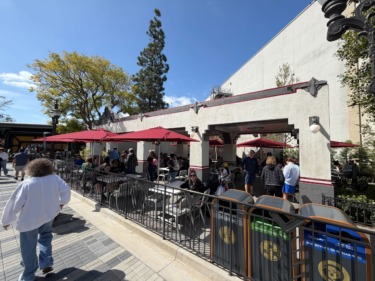 Avengers Campus Opens New Iron Man-Themed Seating Area