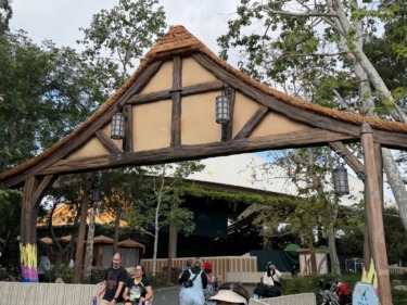 Fantasyland Theatre Sign Removed in Prep for ‘Bluey’s Best Day Ever!’ at Disneyland