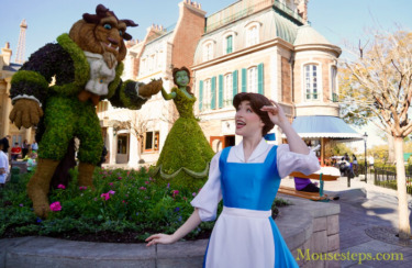Beauty and the Beast Topiaries Arrive for EPCOT International Flower & Garden Festival 2026