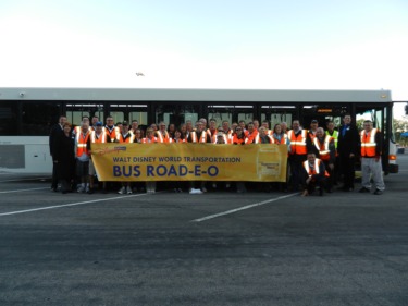 Walt Disney World Bus Drivers Compete in Annual “Bus Roadeo” Safety Challenge