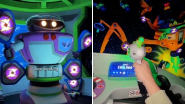 First Look at Updated Buzz Lightyear’s Space Ranger Spin Scoring System & Interactive Targets in Action