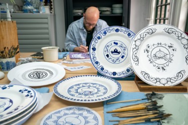 Custom Disney Princess Plates by Royal Delft Unveiled at The Regal View Restaurant