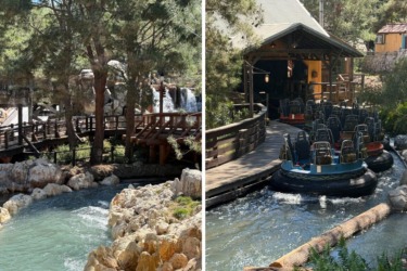 Water Added and Rapids Running at Disney California Adventure’s Grizzly River Run