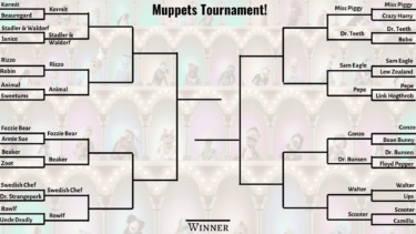 March 2026 tournament: Muppets, round 2