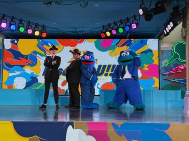 Cookie Monster & Grover Join the Blues Brothers for Universal Studios Japan 25th Anniversary Show