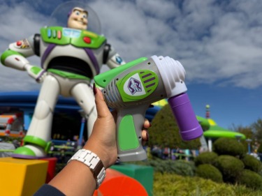 Buzz Lightyear Bubble Blower Inspired by New Ride Blasters Already Available at Disney World