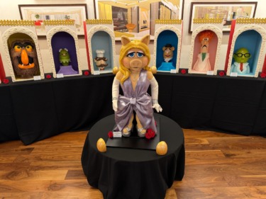 Muppets Easter Eggs Decorate Disney’s Contemporary Resort Display