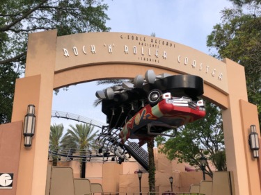 Rock ‘n’ Roller Coaster Upside-Down Car Mostly Complete at Hollywood Studios