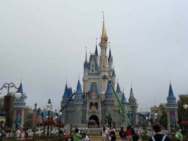 Pink Almost Completely Gone From Cinderella Castle at Magic Kingdom
