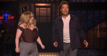 Jimmy Fallon Gatecrashes ‘SNL UK’ And Takes Host Nicola Coughlan On A Wild Studio Tour