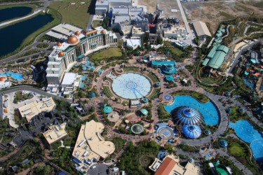 Epic Universe Expansion Progress, Fountain Updates, Fireworks Prep and More Revealed in New Aerial Photos