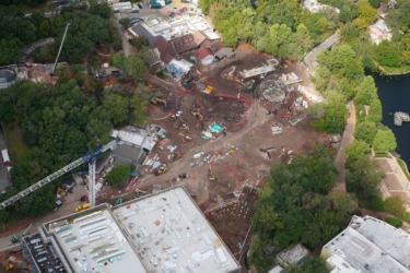 Carousel Canopy Frame Taking Shape as Aerial Photos Reveal More Construction Updates on Animal Kingdom’s Tropical Americas