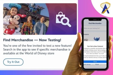 My Disney Experience merchandise test is still active months later