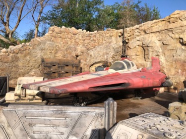 Walls Removed From A-Wing in Star Wars: Galaxy’s Edge at Hollywood Studios