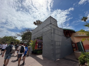 Jurassic Park Gift Shop Under Refurbishment at Universal Islands of Adventure