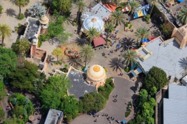 Aerial Photos of Universal’s Lost Continent Before Imminent Demolition