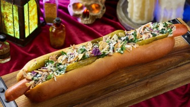 Universal Monsters Hot Dog, Scooby Snacks, Dragon Egg Cheesecake, and More Menu Items at Universal Fan Fest Nights 2026