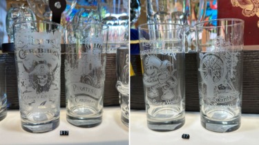 Cheers With Pirates of the Caribbean Glassware by Arribas Brothers at Magic Kingdom