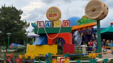 Disney Reinstalls Toy Story Land Entrance Sign After Snack Stand Construction