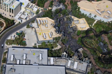 More Spotlight Installations at Epic Universe For New Night Show