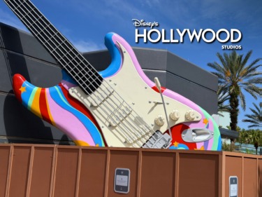 Guitar Repainted for Rock ‘n’ Roller Coaster Starring The Muppets