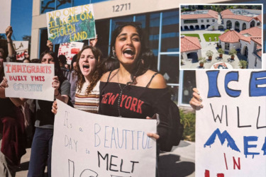Elite LA school celebrates anti-ICE student walkout in yearbook spread
