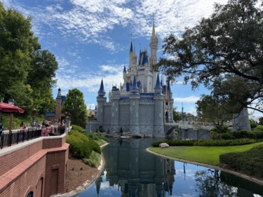 PHOTOS: Cinderella Castle’s Moat Has Been Fully Refilled at Magic Kingdom