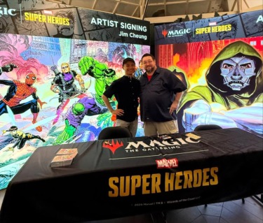 Disney Store NYC Hosts Signing for Marvel x Magic The Gathering