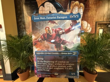Photos: New Disney Springs Photo Spot Celebrates Arrival of New Marvel Expansion to ‘Magic: The Gathering’