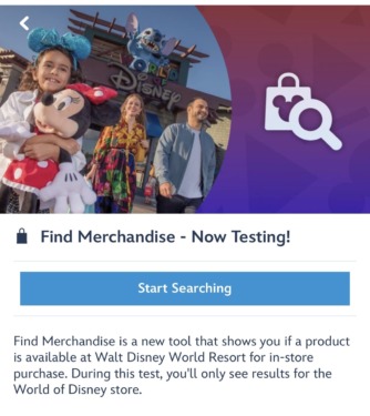 New Disney World ‘Find Merchandise’ Test Is Now Available for All Guests