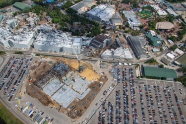 Aerial Photos Show Major Progress Across Monstropolis Construction at Disney’s Hollywood Studios