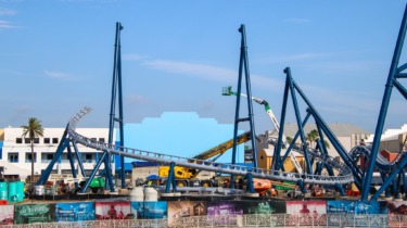 A-Frames Rise For Fast & Furious: Hollywood Drift at Universal Studios Florida