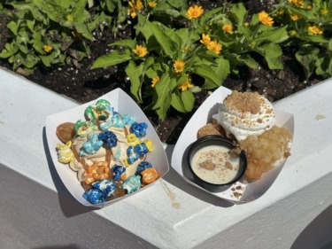 REVIEW: Caramel Popcorn and Apple-Caramel Churro Bites are a Unique Twist on Churros at EPCOT