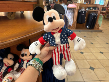 Patriotic Mickey Mouse Plush Celebrates America’s 250th Anniversary at Disney World